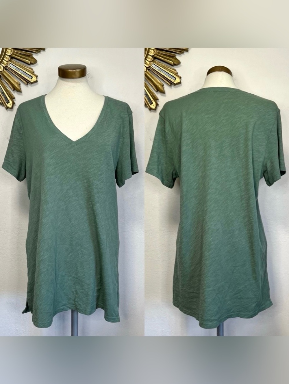 Felina Slub Jersey V-Neck T-Shirt